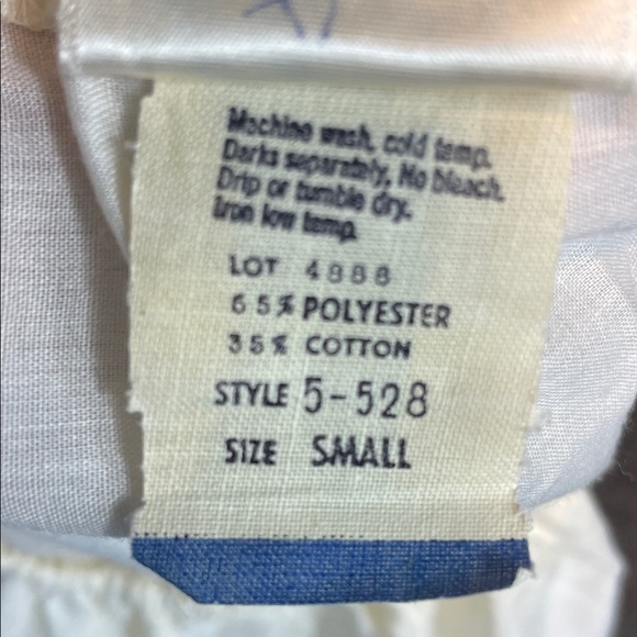 Vintage Byer California Cream Ruffle Hem Skirt – Size Small - Picture 3 of 10